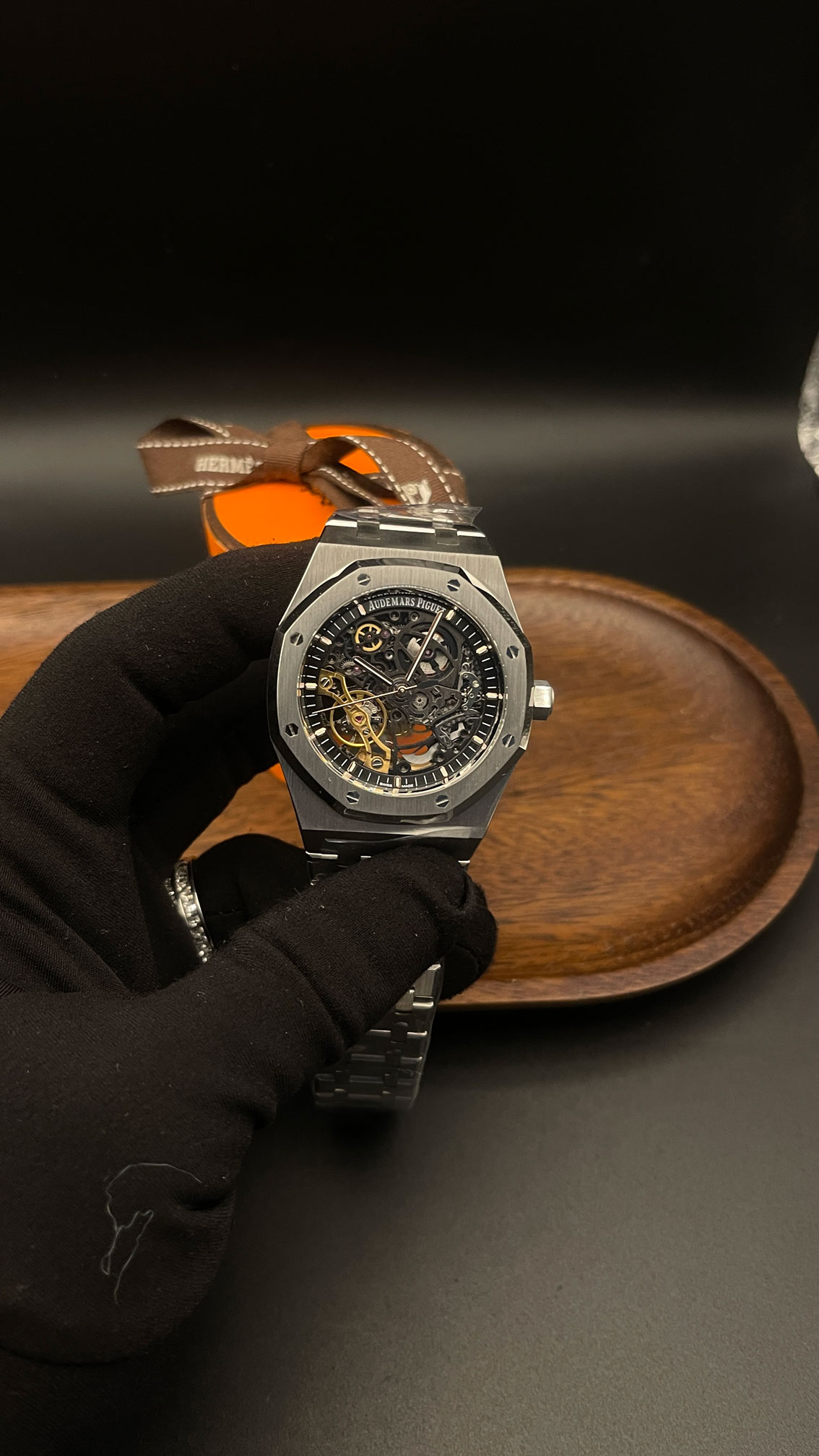 1:1 Superclone Royal Oak Offshore 5407ST.OO.1220ST.01(silver AP tourbillon)