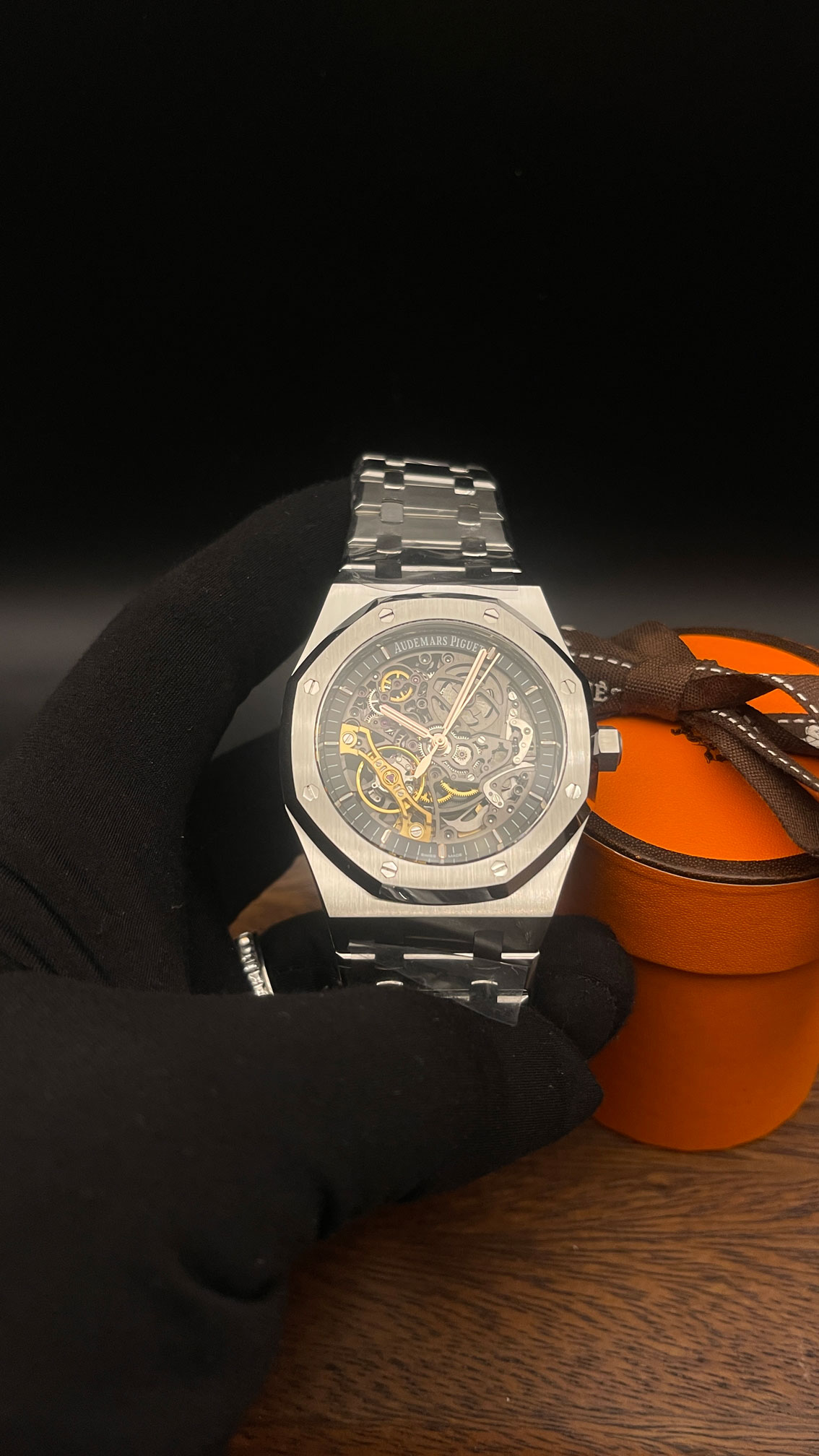 1:1 Superclone Royal Oak Offshore 5407ST.OO.1220ST.01(silver AP tourbillon)