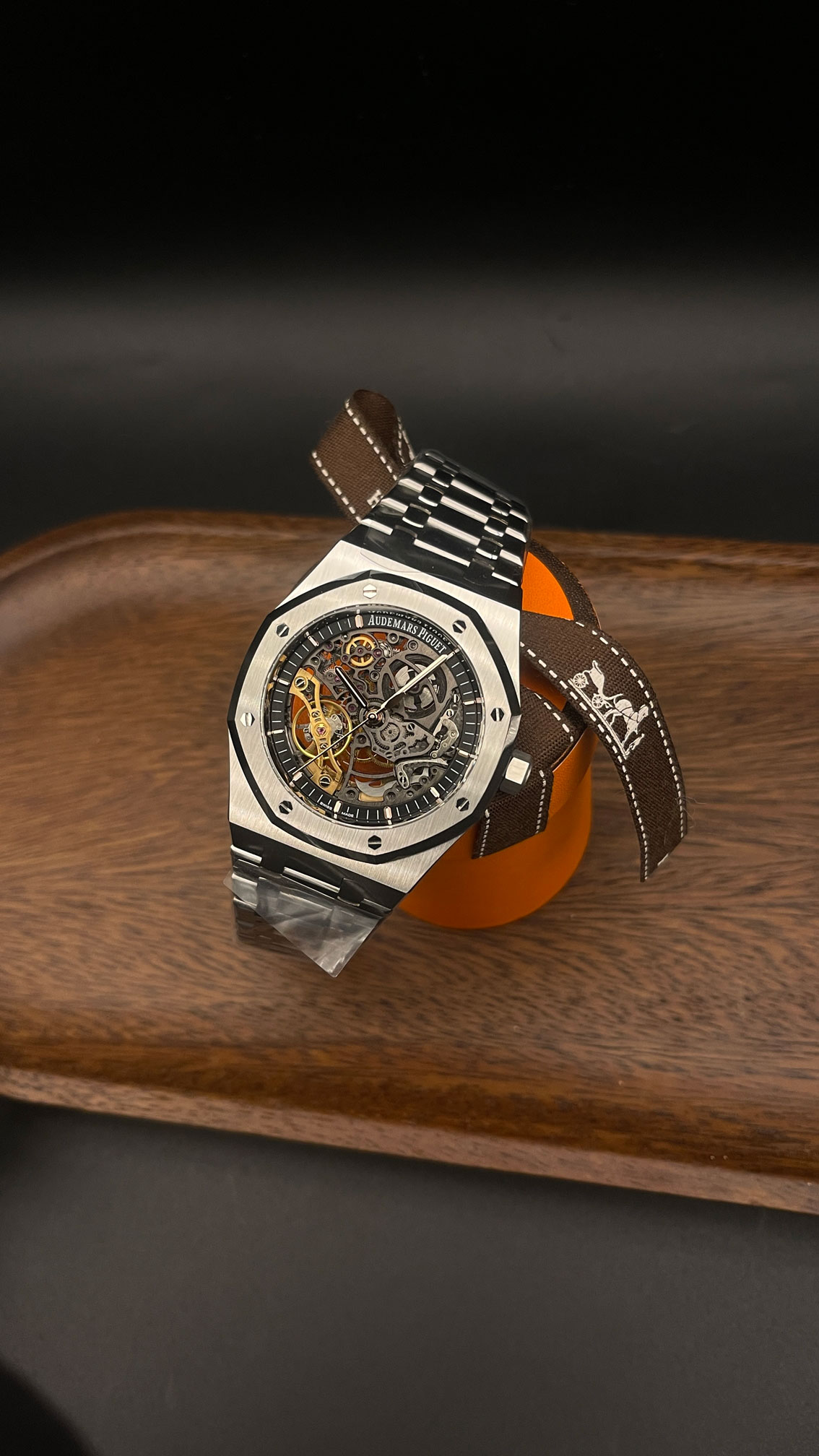 1:1 Superclone Royal Oak Offshore 5407ST.OO.1220ST.01(silver AP tourbillon)
