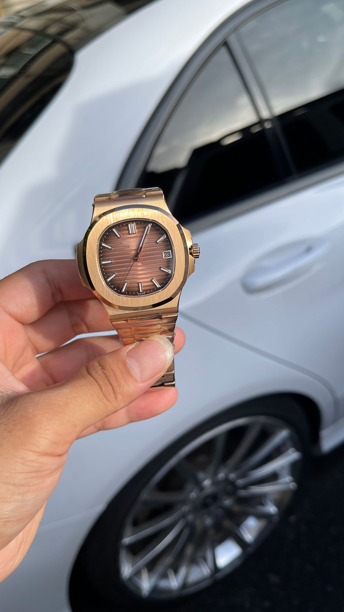 Patek Philippe Nautilus 18 K Rose Gold -1:1 Superclone