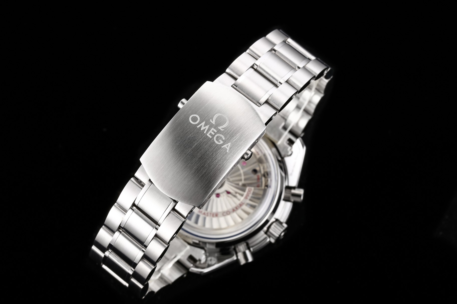 1:1 super clone Omega Super Series Moonphase (black OMEGA)