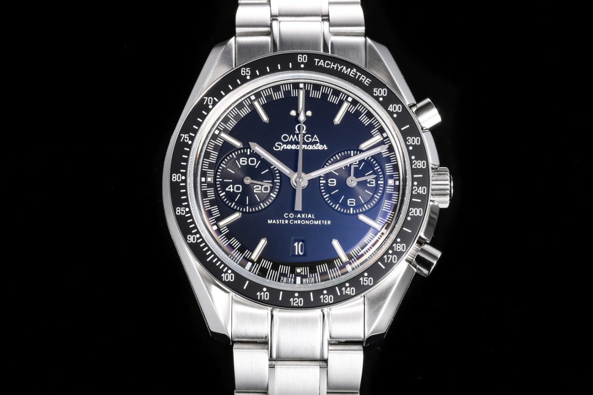 1:1 super clone Omega Super Series Moonphase (black OMEGA)