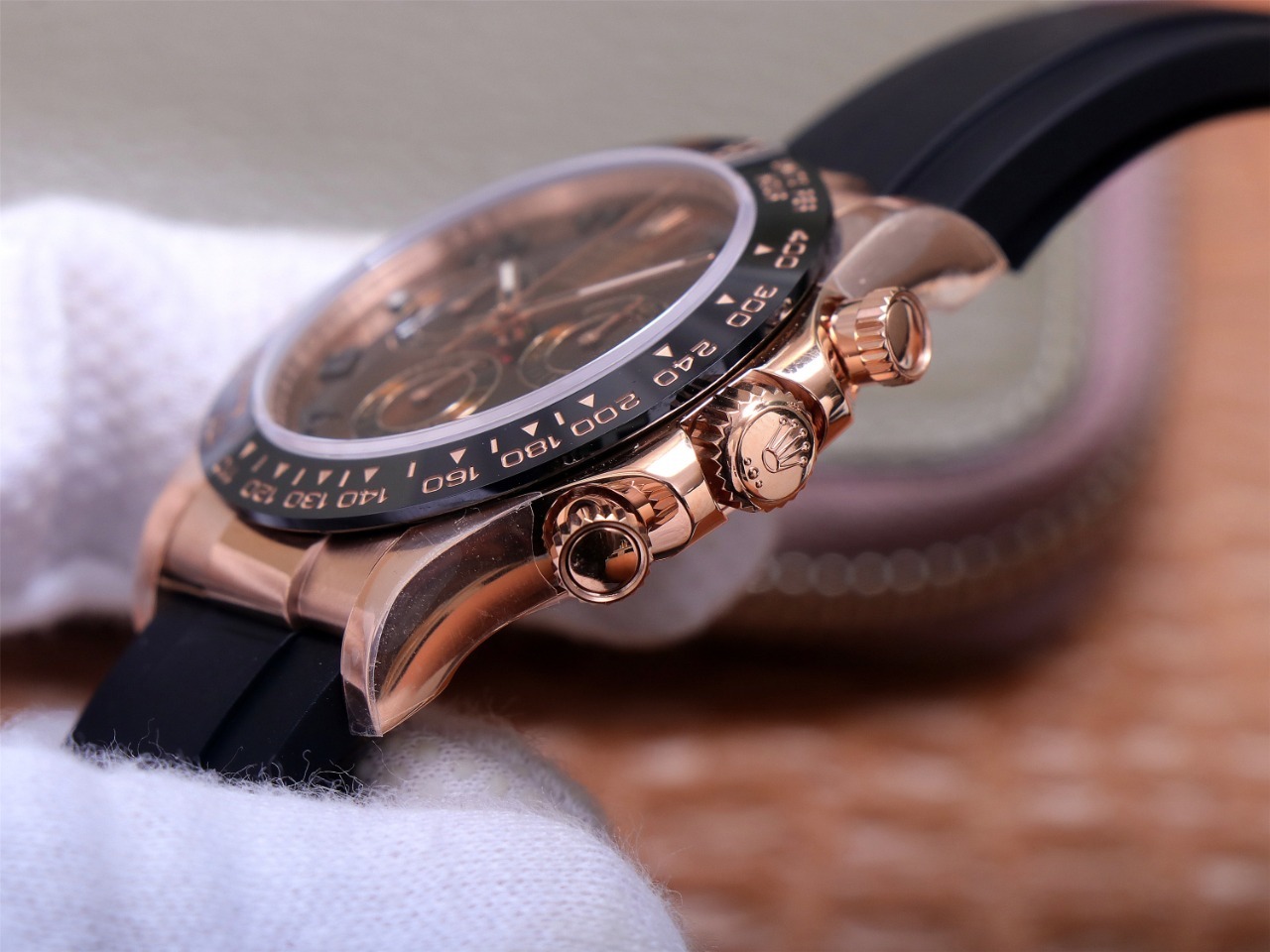 ROLEX DAYTONA 116515LN EVEROSE CERACHROM ORIGINAL CAL.4130