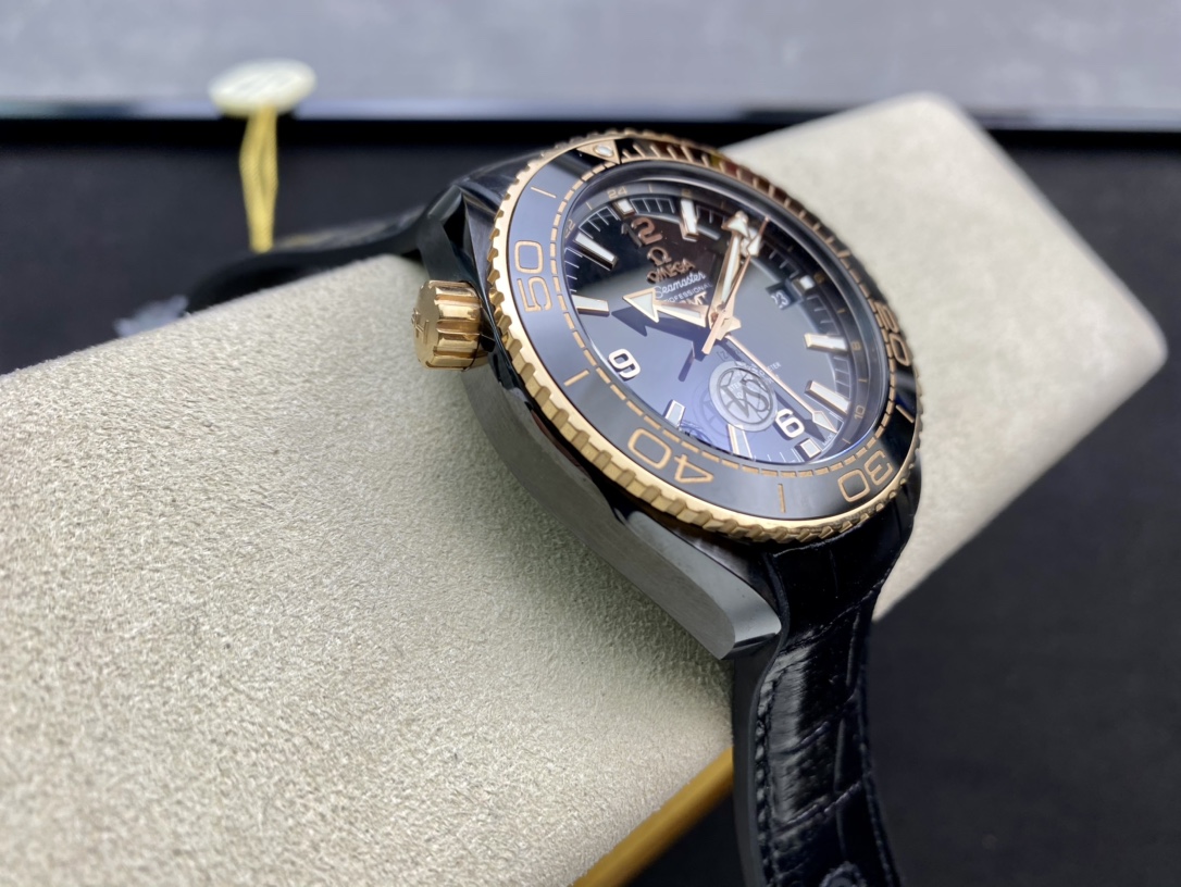 1:1 Superclone Omega Chieftain Series Black Ceramic Ocean Universe 600 meters