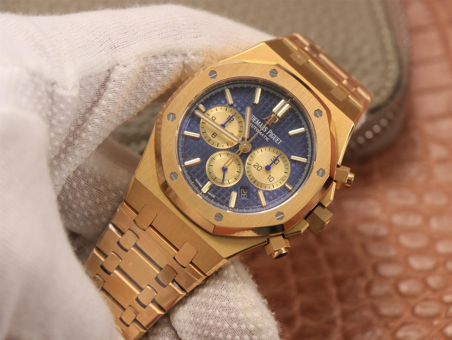 Audemars Piguet Royal Oak Chronograph 18K Gold plated – 1:1 Superclone