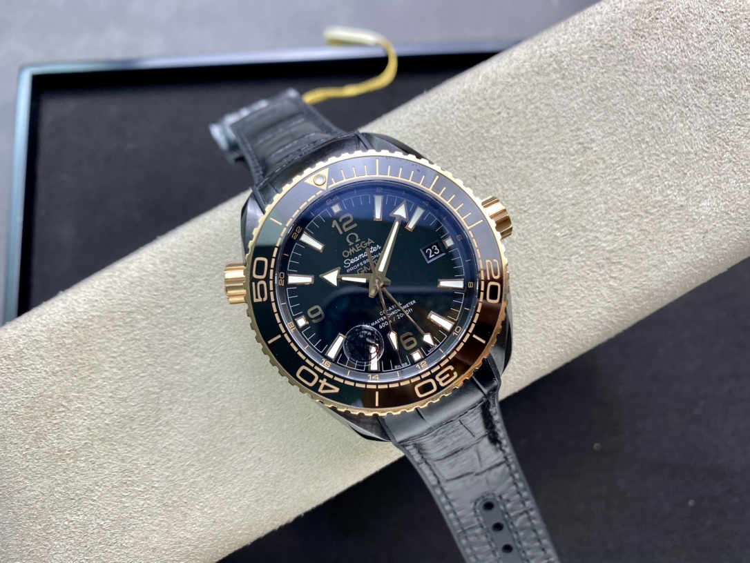 1:1 Superclone Omega Chieftain Series Black Ceramic Ocean Universe 600 meters