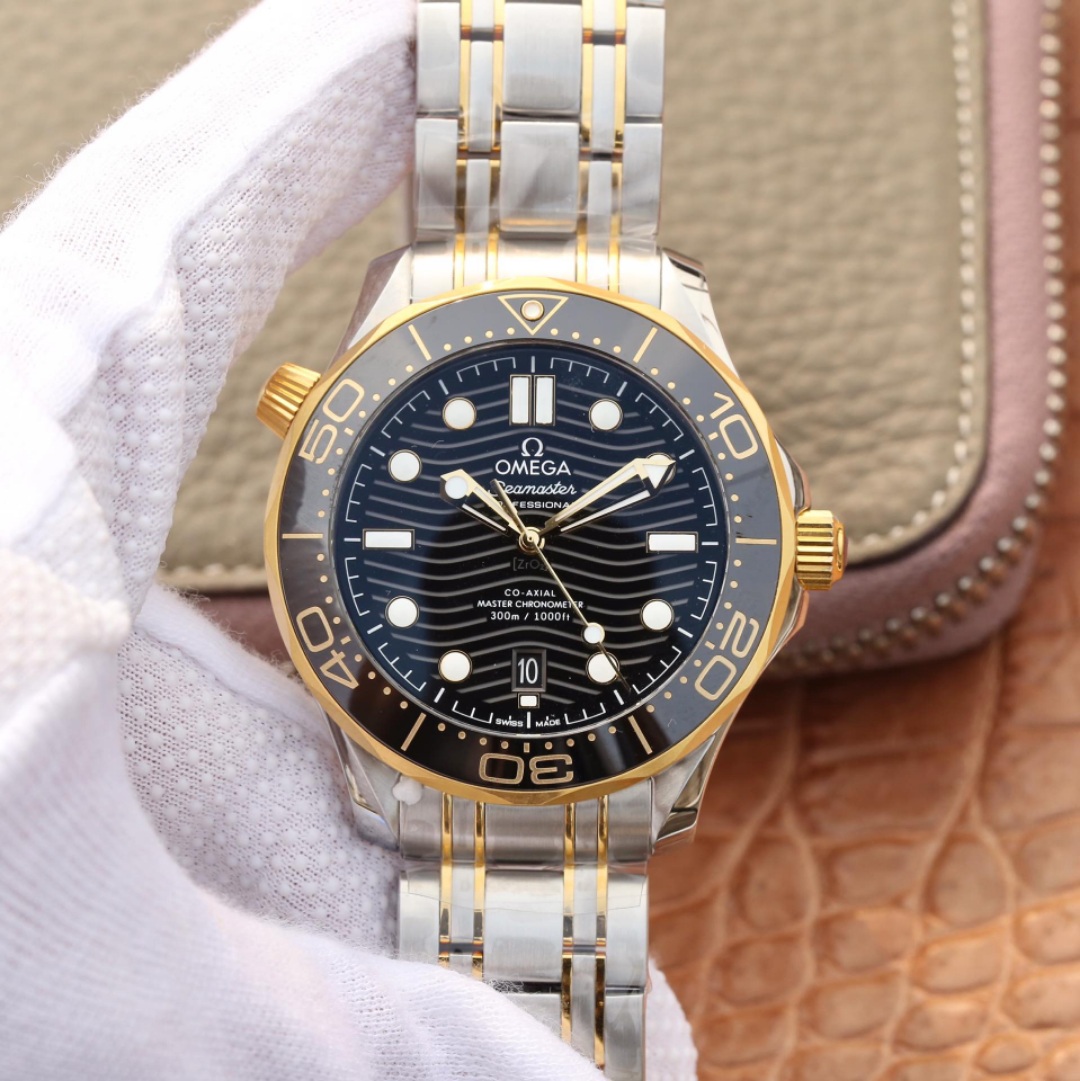 Omega Seamaster 300M Co-Axial Master Inter-Gold – 1:1 Superclone