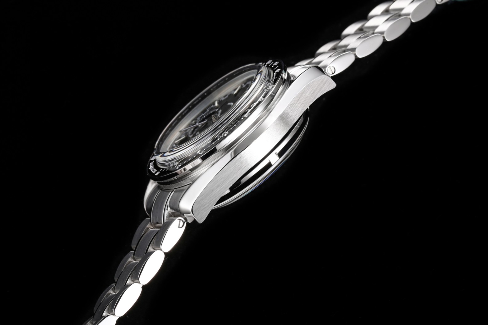 1:1 super clone Omega Super Series Moonphase (black OMEGA)