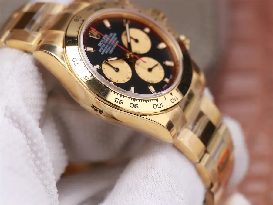 ROLEX DAYTONA 116508 YELLOW GOLD ORIGINAL CAL.4130 MOVEMENT 904L ST