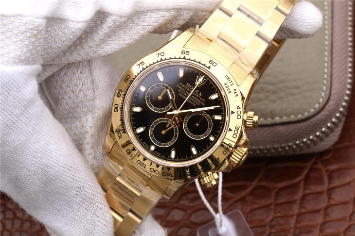 ROLEX COSMOGRAPH DAYTONA 116528 YELLOW GOLD ORIGINAL CAL.4130